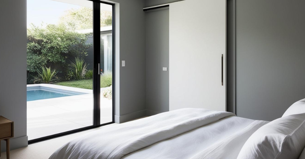 Che porte inserire in una camera da letto grigia?