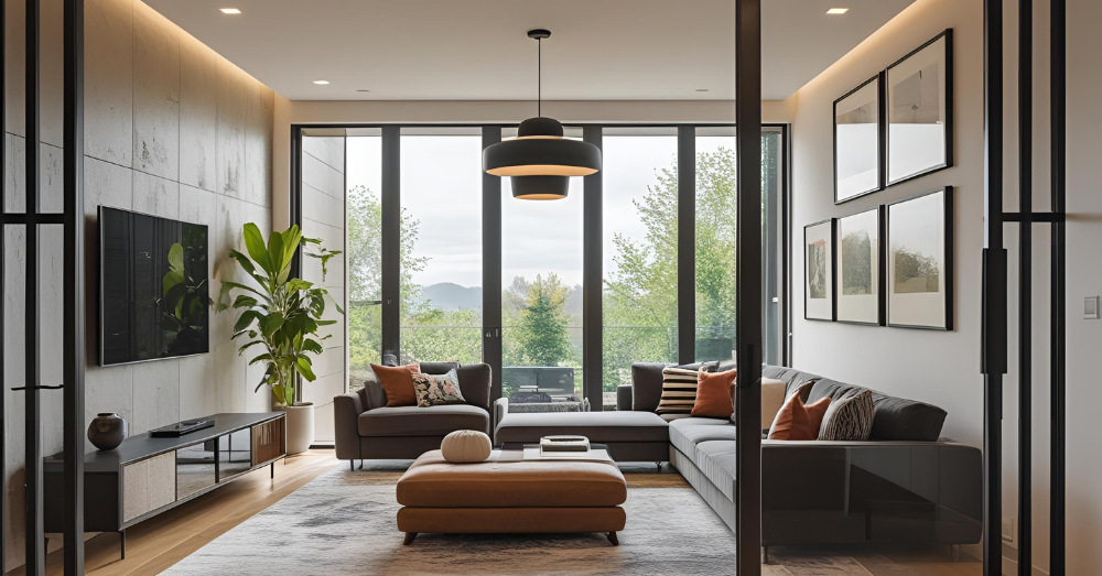 Porte per l'area living: meglio vetro o legno?