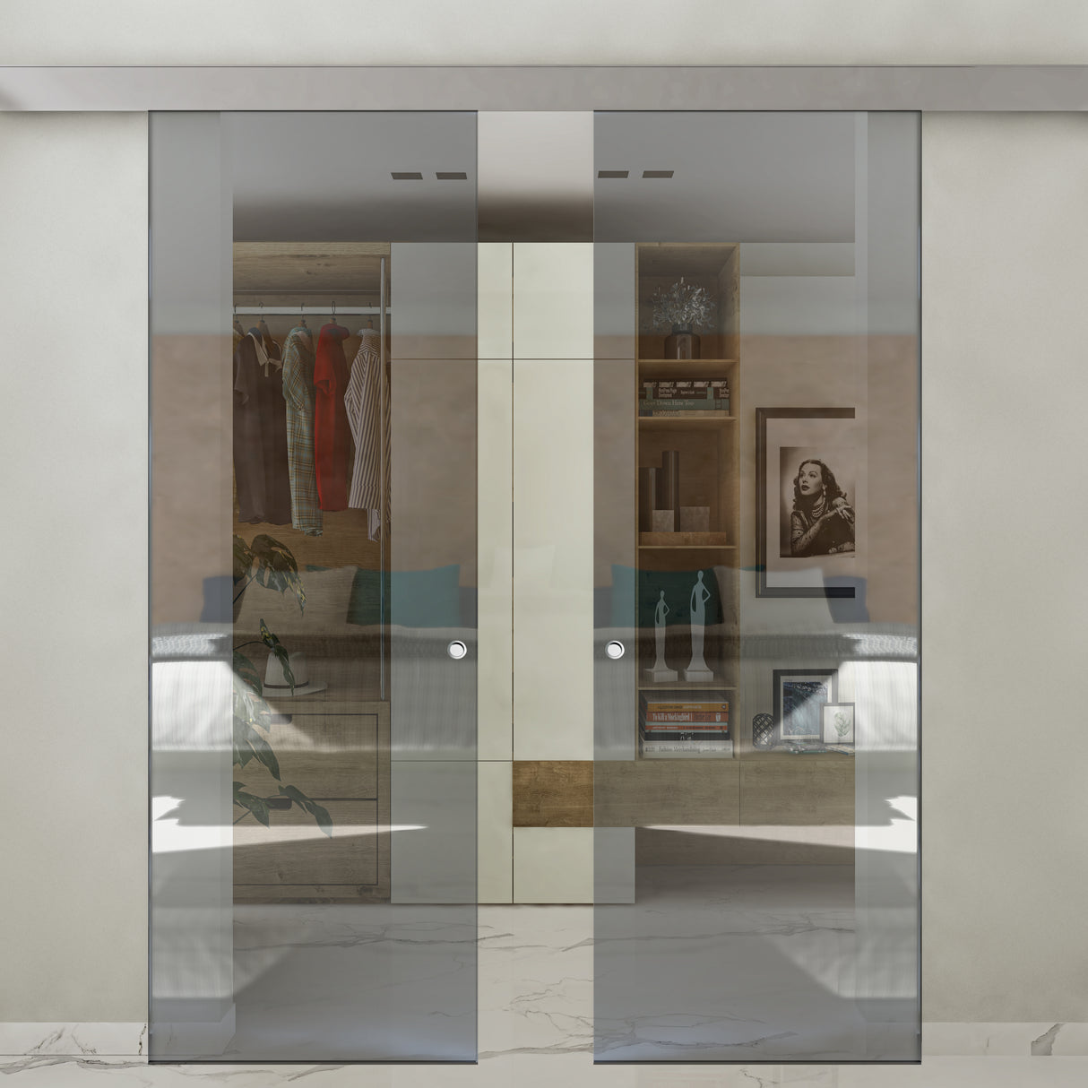 Doppia Anta Sistema Compact Riflettente