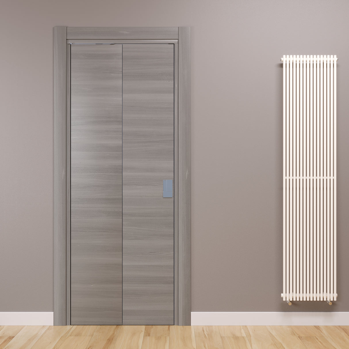 Porta Libro Fluid Motion Olmo grigio