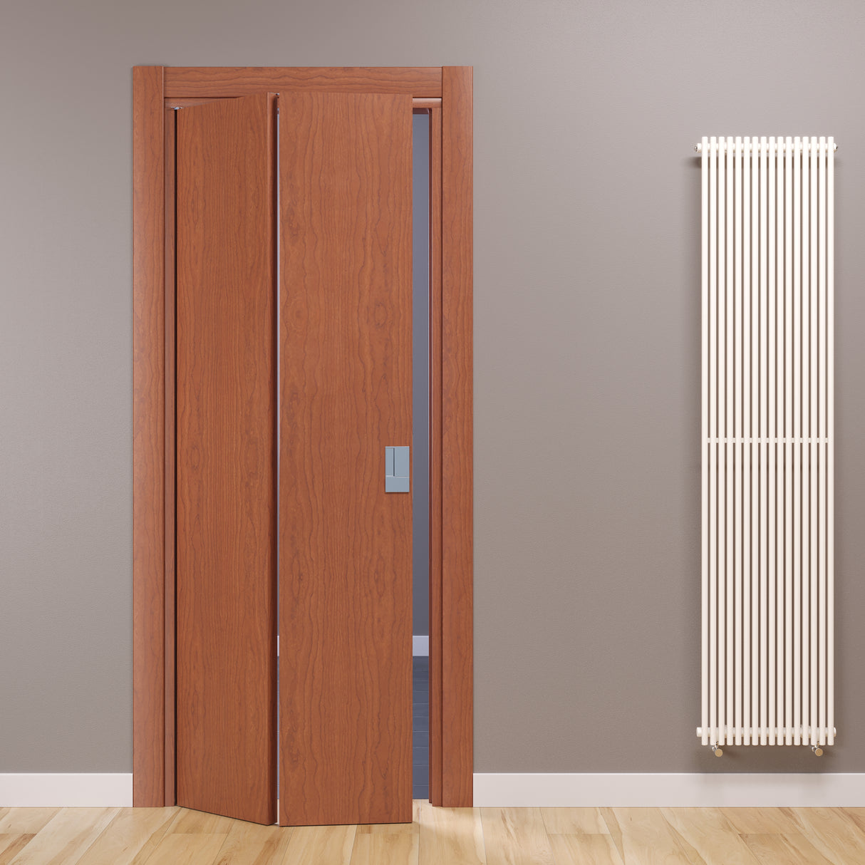 Porta a libro fluid motion ciliegio