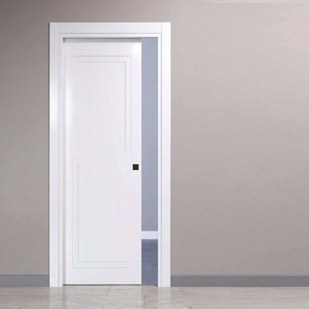 Porta Scorrevole a Scomparsa con Incisioni Corners