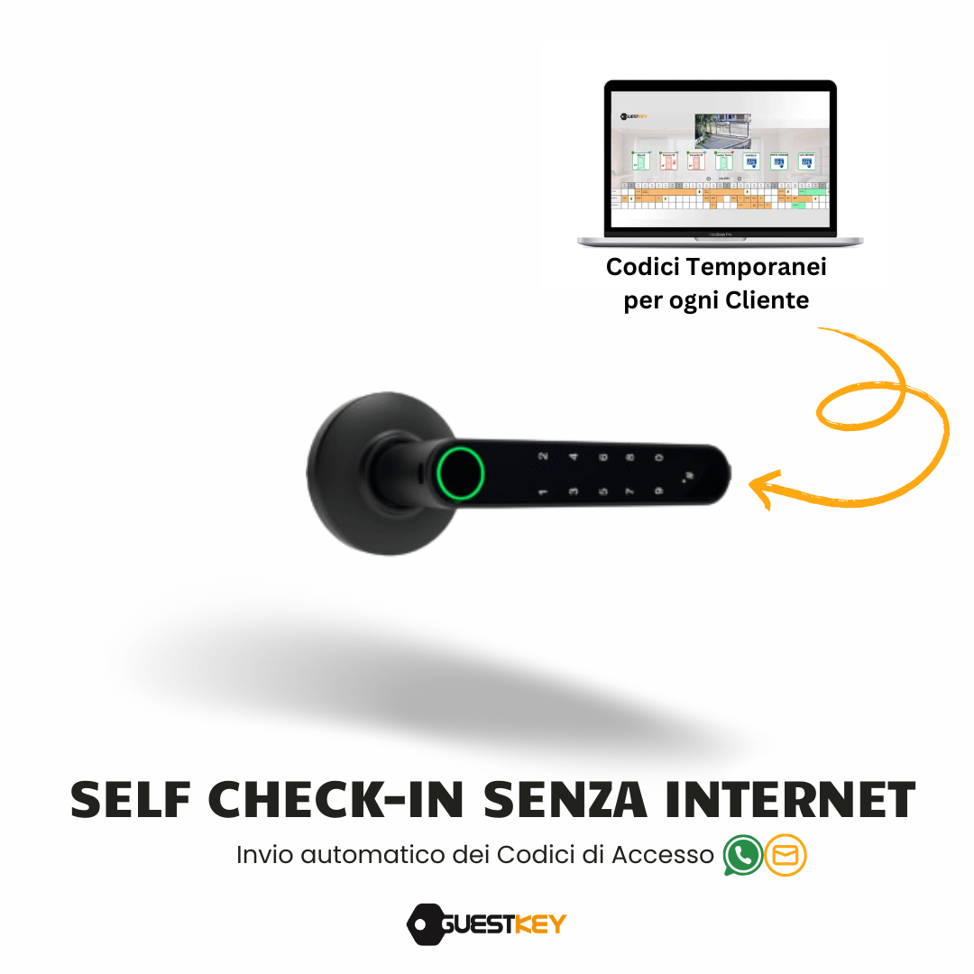 maniglia elettronica slim