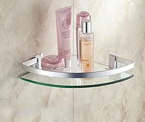 mensola con bordo cromato