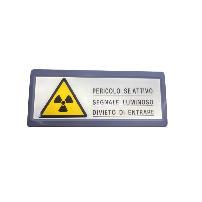 Safety Light Sign - Radiation Risk Area