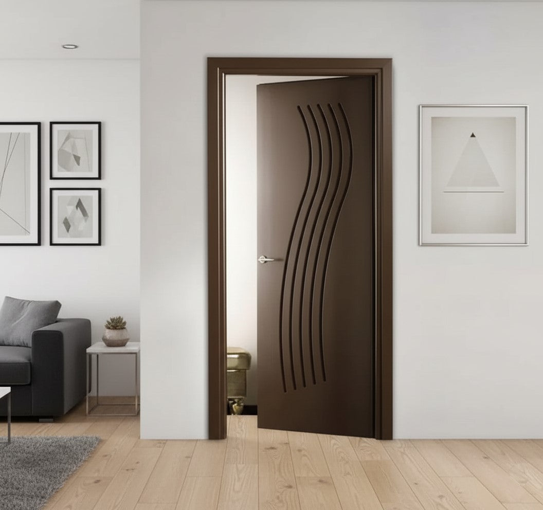 Porta legno Pantografata Laccata con Intagli