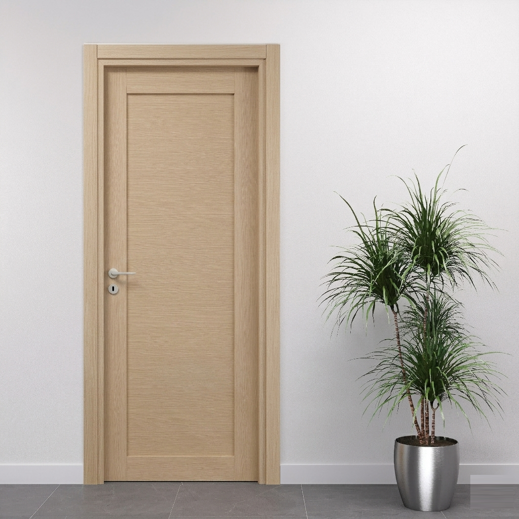 Porta Battente in Laminato Rovere