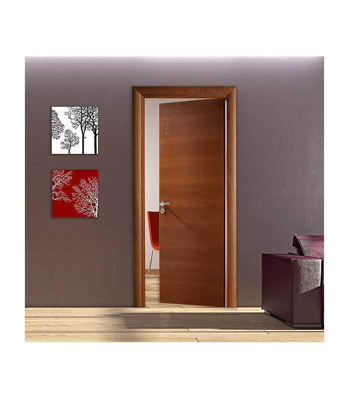 Wooden Door with cherry wood Sliced finish