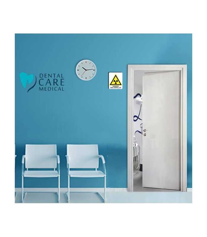 RX leaded hospital doors with lead foil