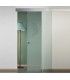 Sliding doors in frosted glass