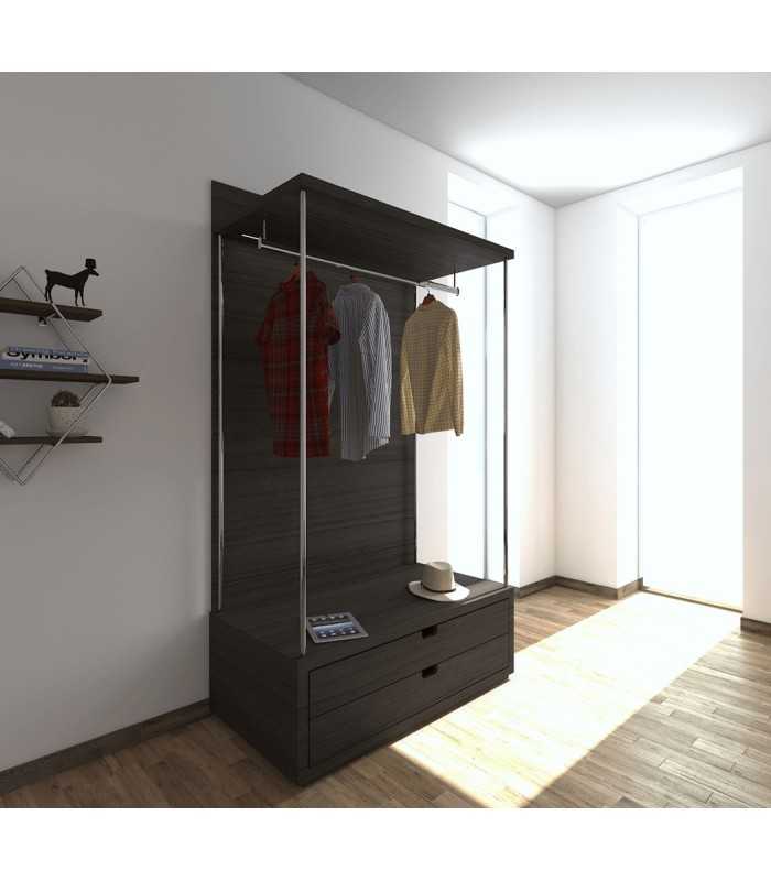 Module for walk-in closet with drawers