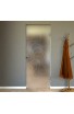 Swing door in frosted glass or with drawings