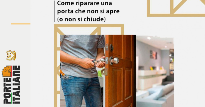 Capire come riparare una porta interna | Porte Italiane – FIP Porte
