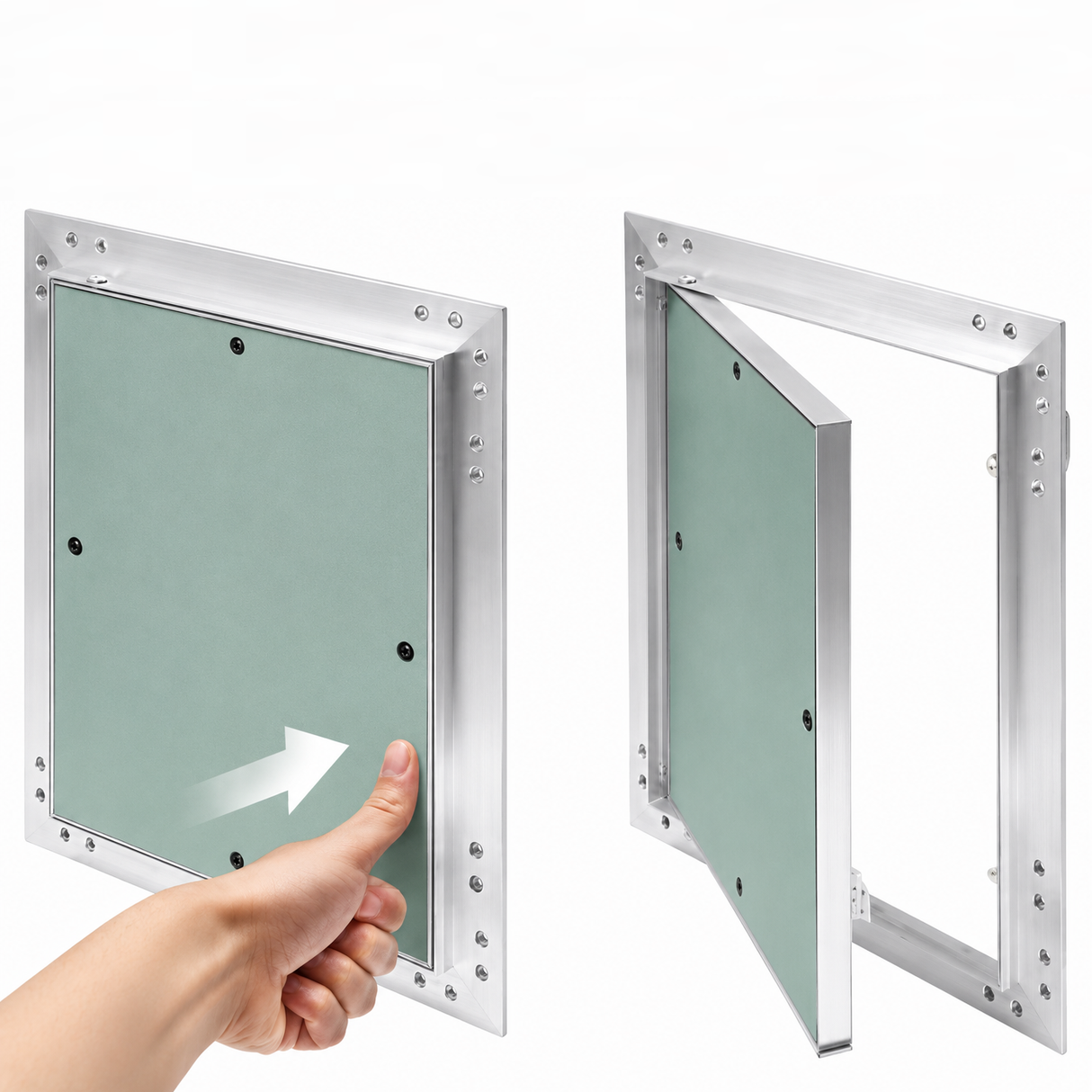 Door Hatch Flush-to-the-wall Inspection