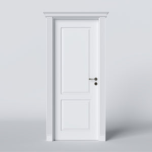 Porta Battente Classica Pantografata 2 Bugne con Capitello Impero