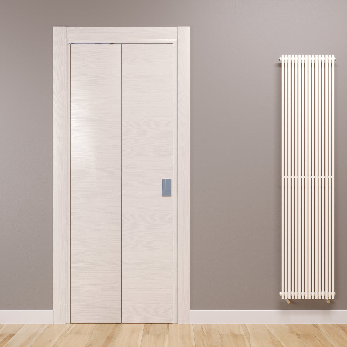 Matrix Compack Living 90° Celegon White Paper Folding Door