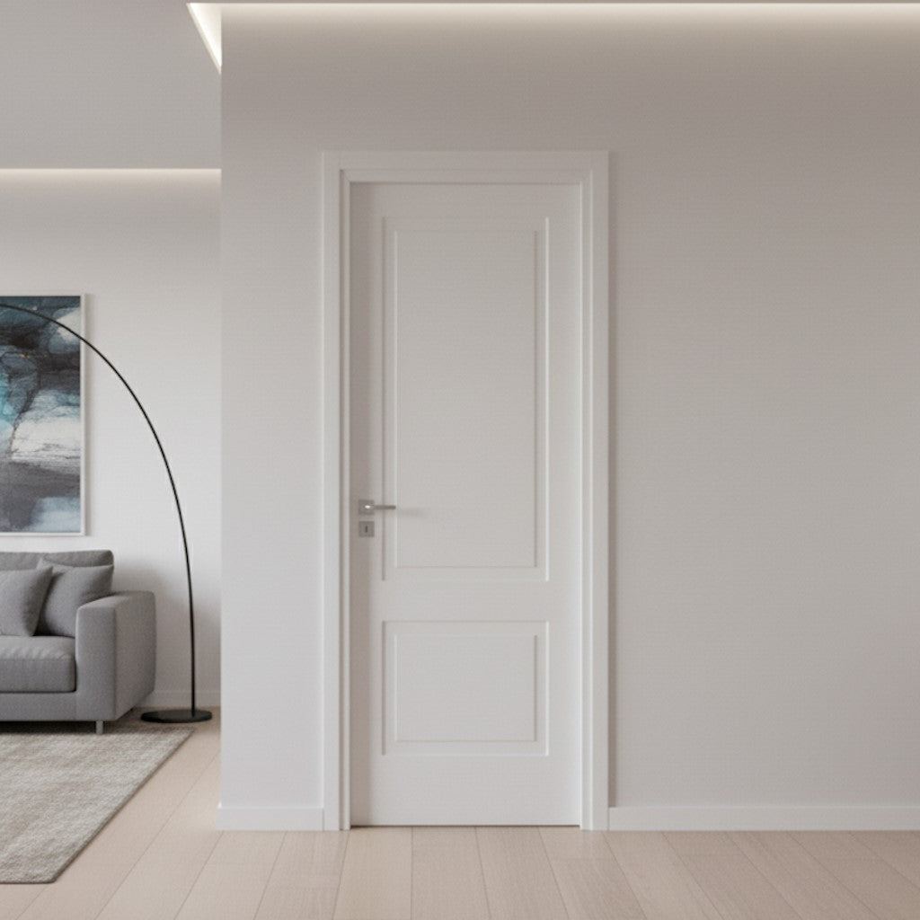 Door with Overlapping Panels and 2 Bosses with 3D Effect – FIP Porte