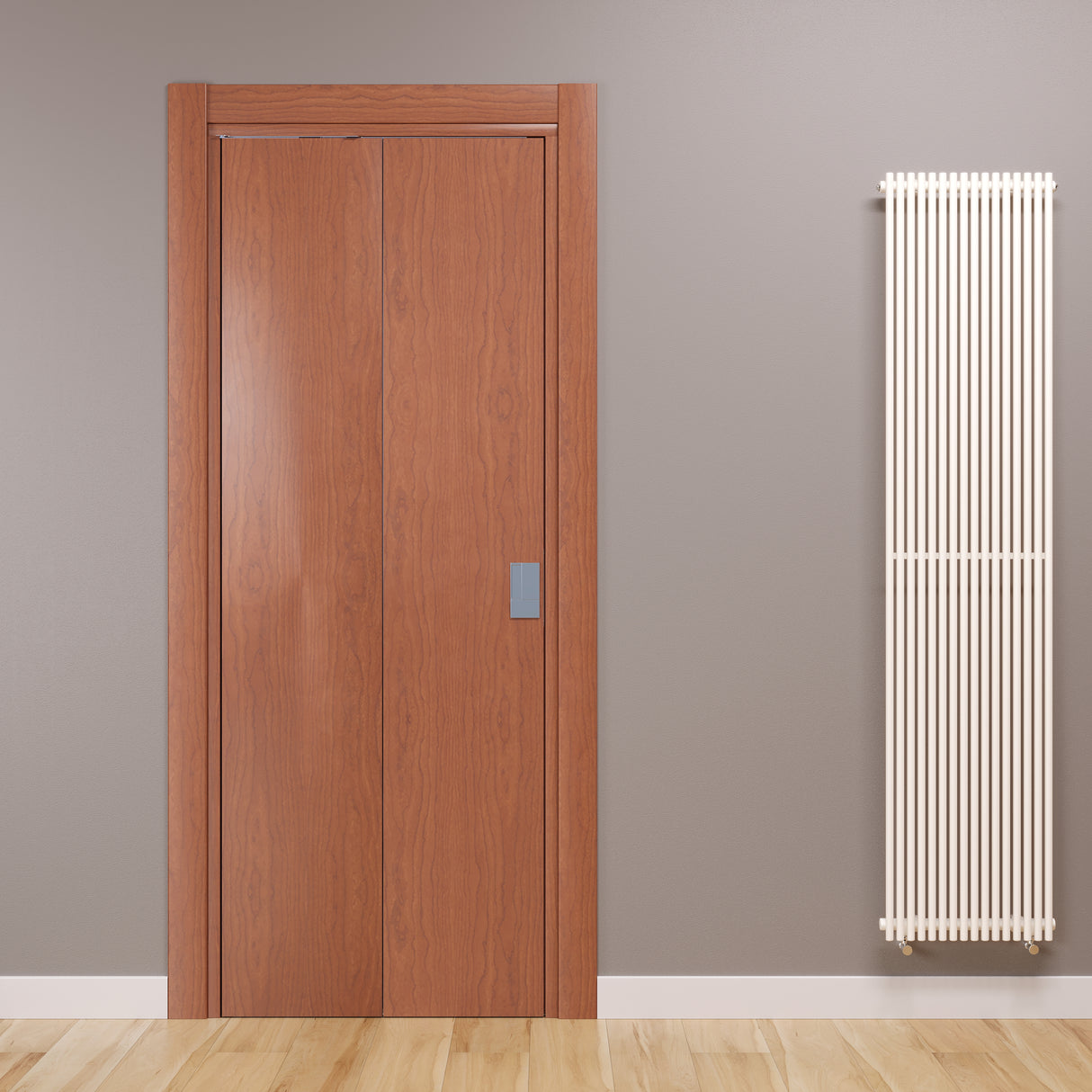 Porta Fluid Motion Ciliegio chiusa