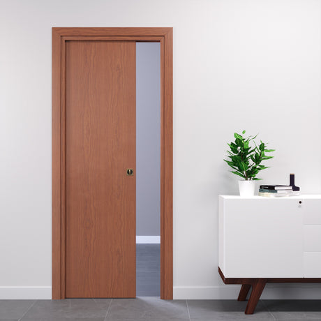 porta scorrevole laminato ciliegio