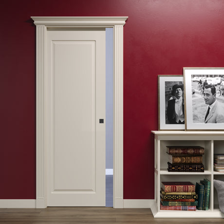 Porta Scorrevole a Scomparsa Classica Pantografata 1 Bugna con Capitello Impero