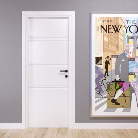 Porta Battente Pantografata 3D Horizontal