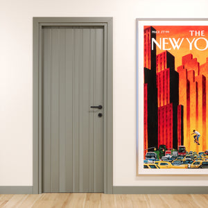 3D Vertical Pantographed Hinged Door