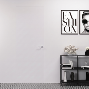 Flush-to-the-wall Door Invisible White (Easy Wall)