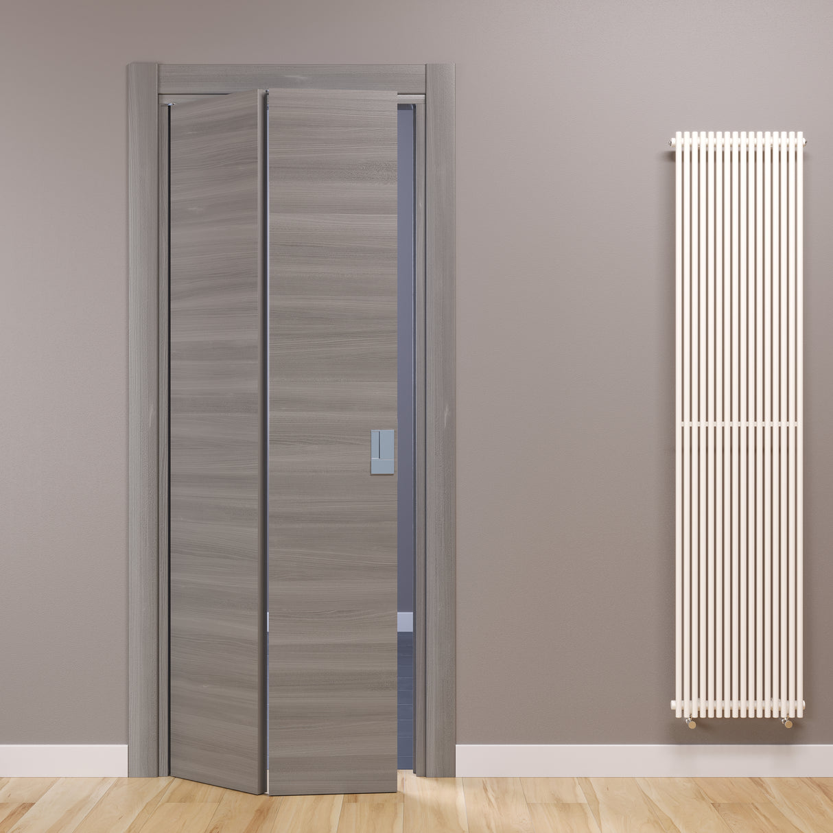 Porta Pieghevole a Libro Olmo Grigio Compack Living 180° Celegon