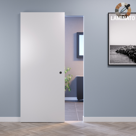 Porta Scorrevole Esterno Muro con Binario Magical 1200 Invisibile