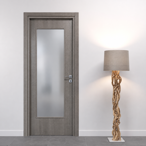 Porta in Tranche con Vetro Satinato