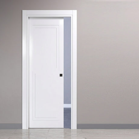 Porta Scorrevole a Scomparsa con Incisioni Corners