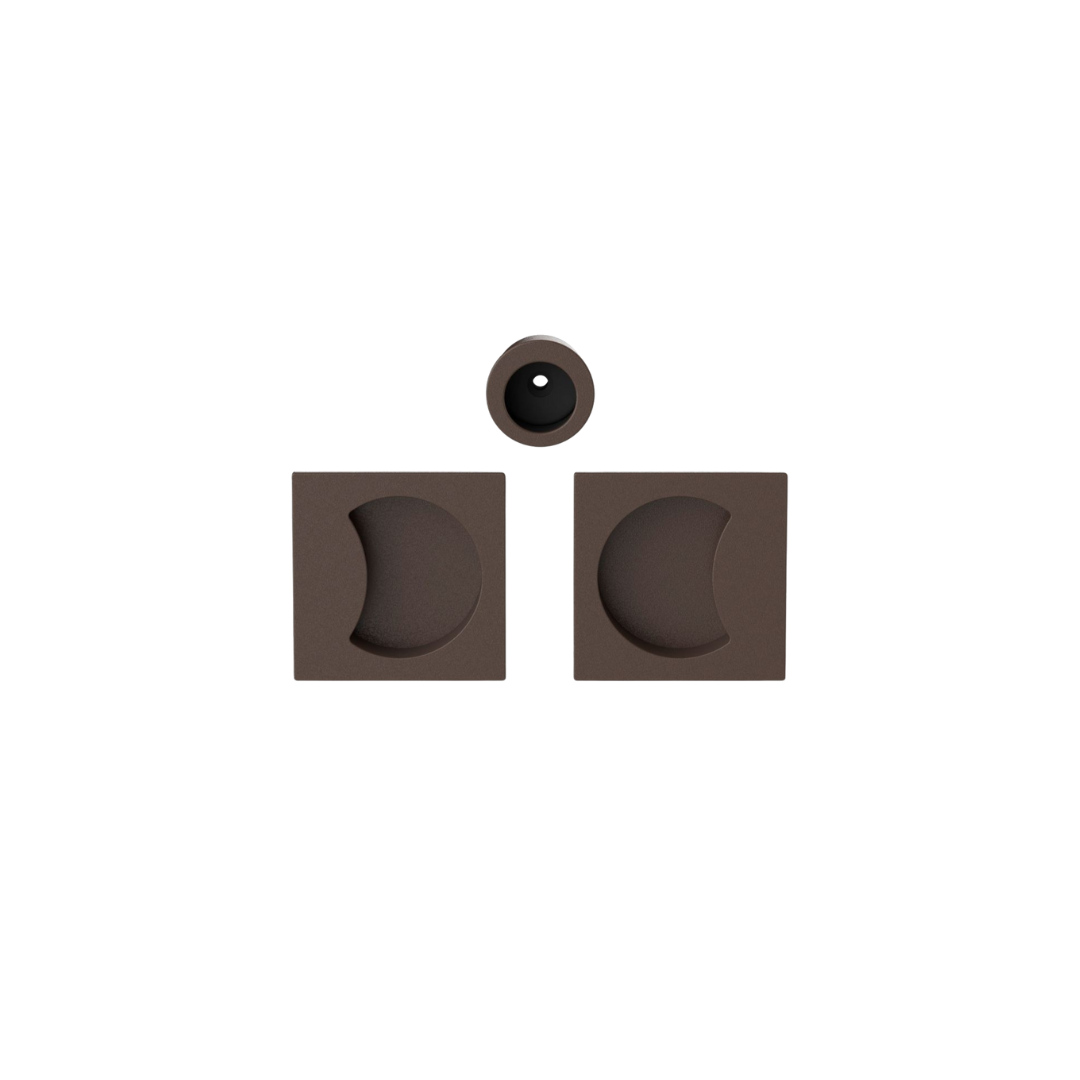 maniglia da incasso per Porta Scorrevole OneQ Colombo Design_ ood Collection Cieca Finitura Bronze