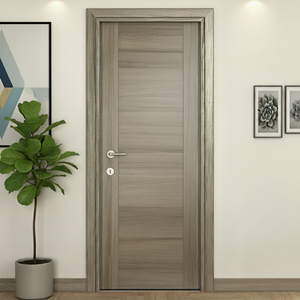 Porta Palissandro tortora con montanti laterali