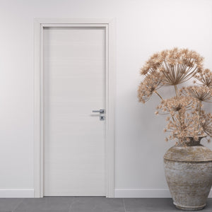 porta in laminato bianco matrix con maniglia quadra