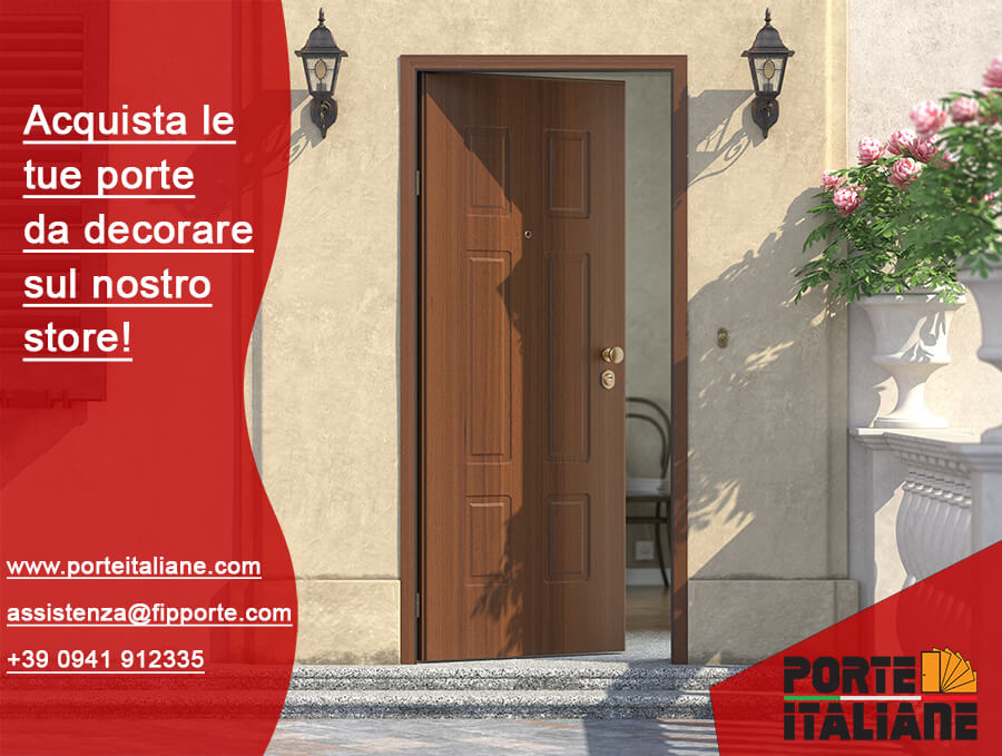 Acquista le tue porte da decorare sul sito porteitaliane.com
