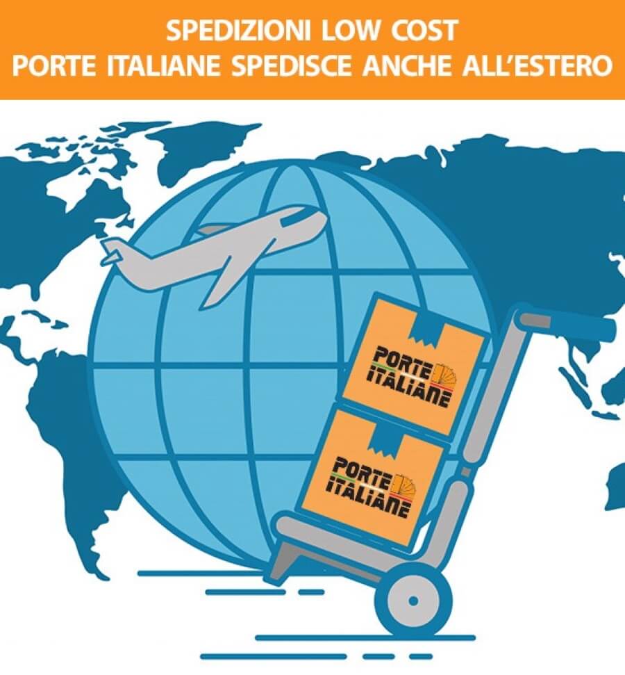 porte italiane spedisce anche all'estero