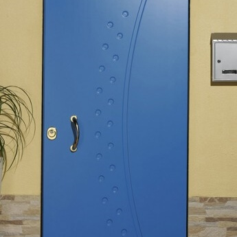  Soundproof armored door with magnetic contact