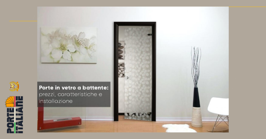 Hinged glass doors see prices, features and how to install them