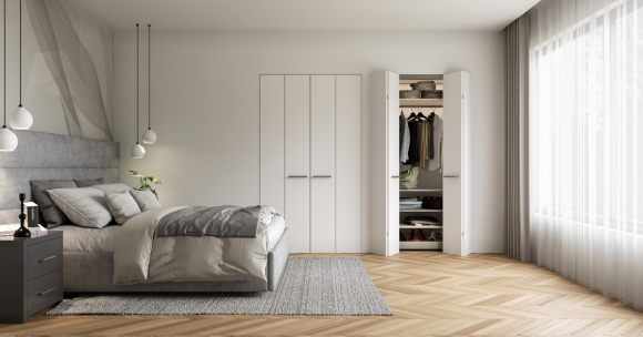 Flush-to-the-wall wardrobes: the reasons to choose them and buy